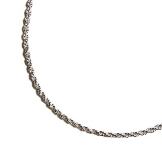 18k Gold Plated 1.5mm Rope Chain Necklace Gold / 18金メッキ 925