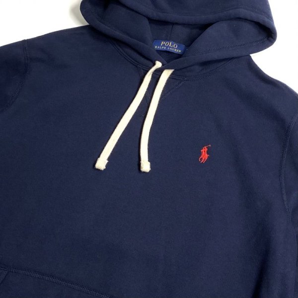 Polo Ralph Lauren Fleece Pullover Hoody Navy / ポロ ラルフローレン フリース プルオーバー フーディ  ネイビー - RAWDRIP