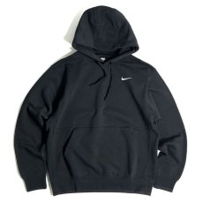 画像1: NIKE Club Fleece Pullover Sweat Hoodie Black / ナイキ クラブ フリース プルオーバー スウェット フーディ ブラック (1)