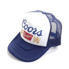 画像1: Trucker Hat USA Coors Brewing Company Navy / トラッカーハットユーエスエー メッシュキャップ クアーズ ネイビー (1)