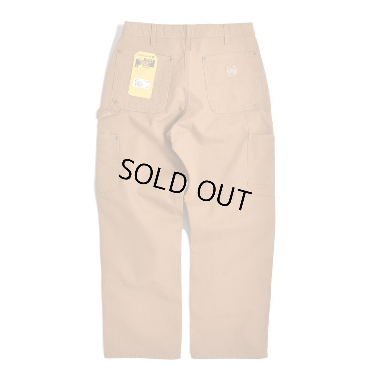 画像1: Carhartt USA B136 Double Front Washed Duck Utility Work Pants Carhartt Brown / カーハート ダブルフロント ウォッシュド ダック ユーティリティー ワークパンツ カーハートブラウン (1)