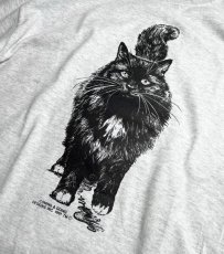 画像3: Coming & Going Designs Persian Cat T-Shirts Ash / カミングアンドゴーイングデザイン ペルシャ Tシャツ アッシュグレー (3)