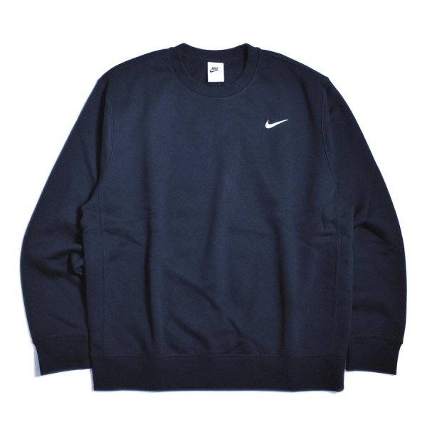 NIKE Club Fleece Crewneck Sweat Shirts Navy / ナイキ クラブ フリース クルーネック スウェット ネイビー  - RAWDRIP