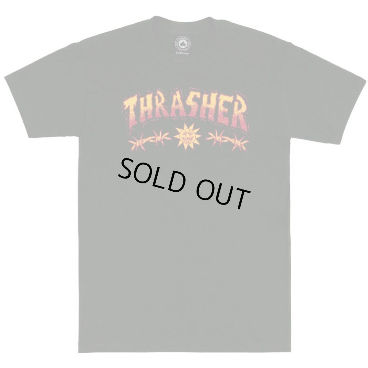 画像1: Thrasher Sketch T-Shirts Black / スラッシャー スケッチ Tシャツ ブラック (1)