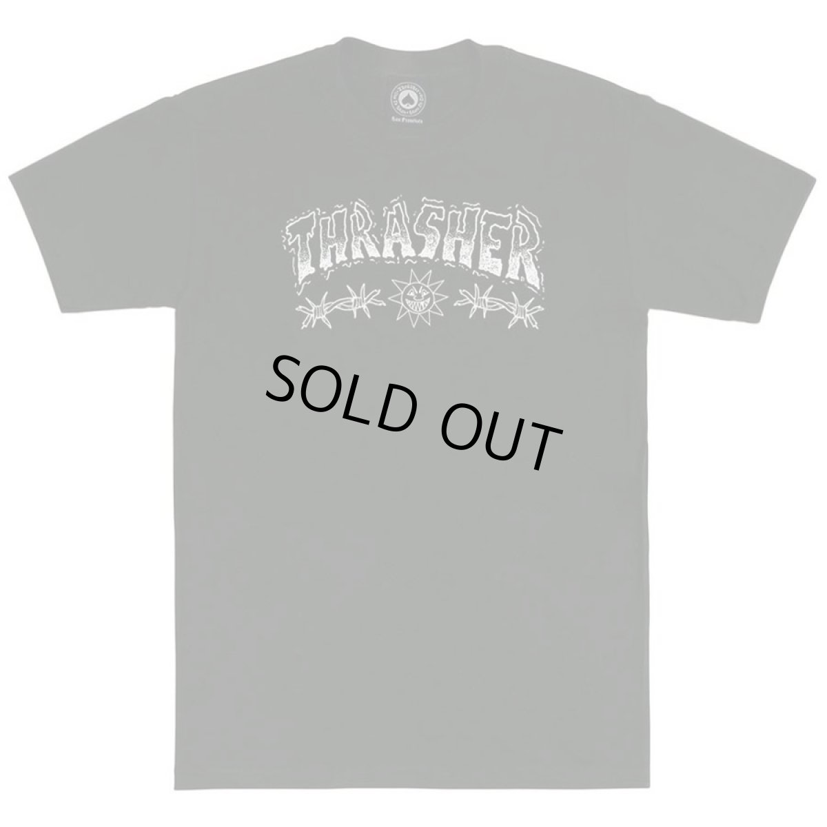 画像1: Thrasher Barbed Wire T-Shirts Black / スラッシャー バーブドワイヤー Tシャツ ブラック (1)