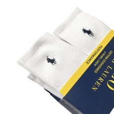 画像3: Polo Ralph Lauren 6pack Crew Socks White & Black / ポロ ラルフローレン 6パック クルーソックス ホワイト&ブラック (3)