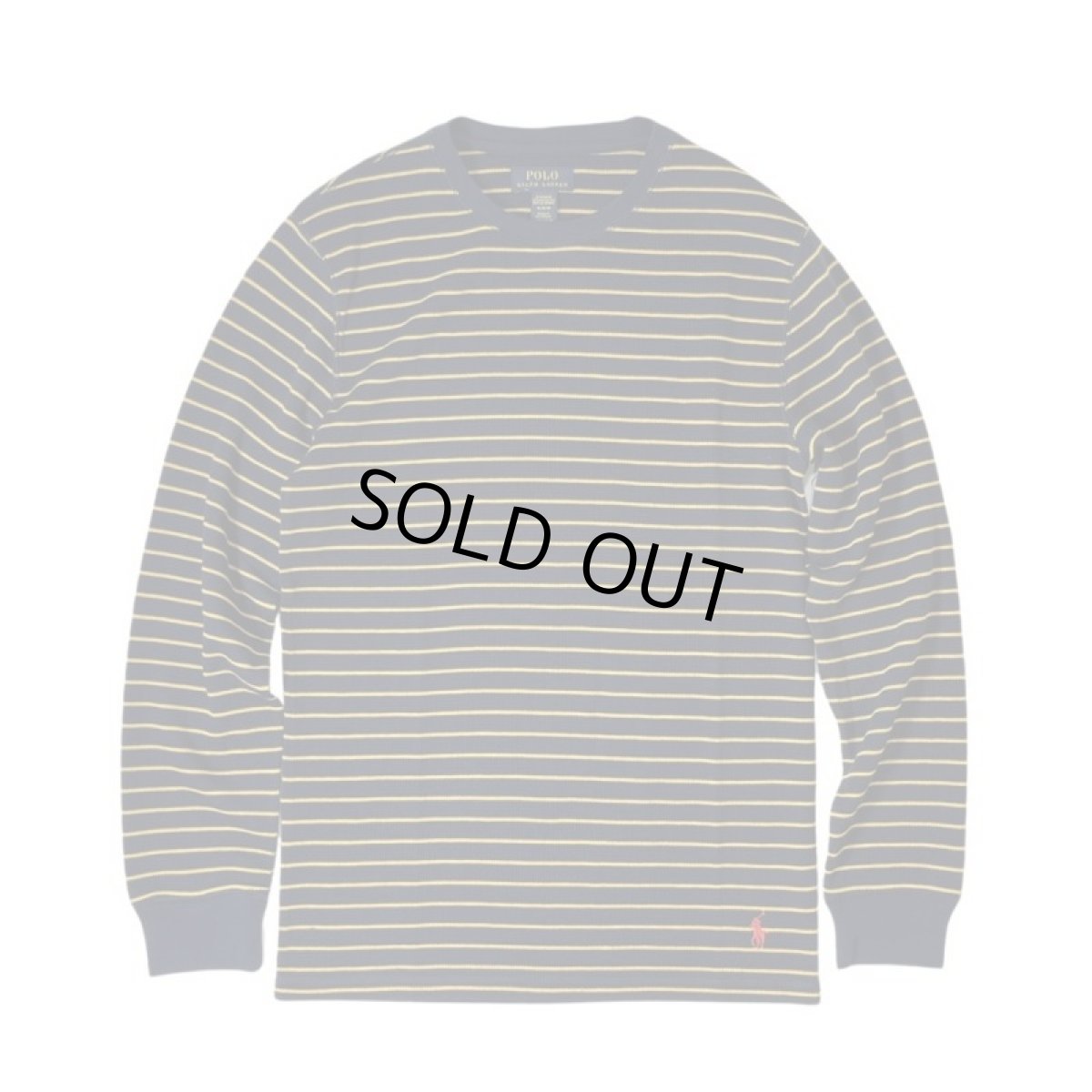 画像1: Polo Ralph Lauren Waffle Thermal NavyｘGold / ポロ ラルフローレン ワッフル サーマル ネイビーｘゴールド (1)