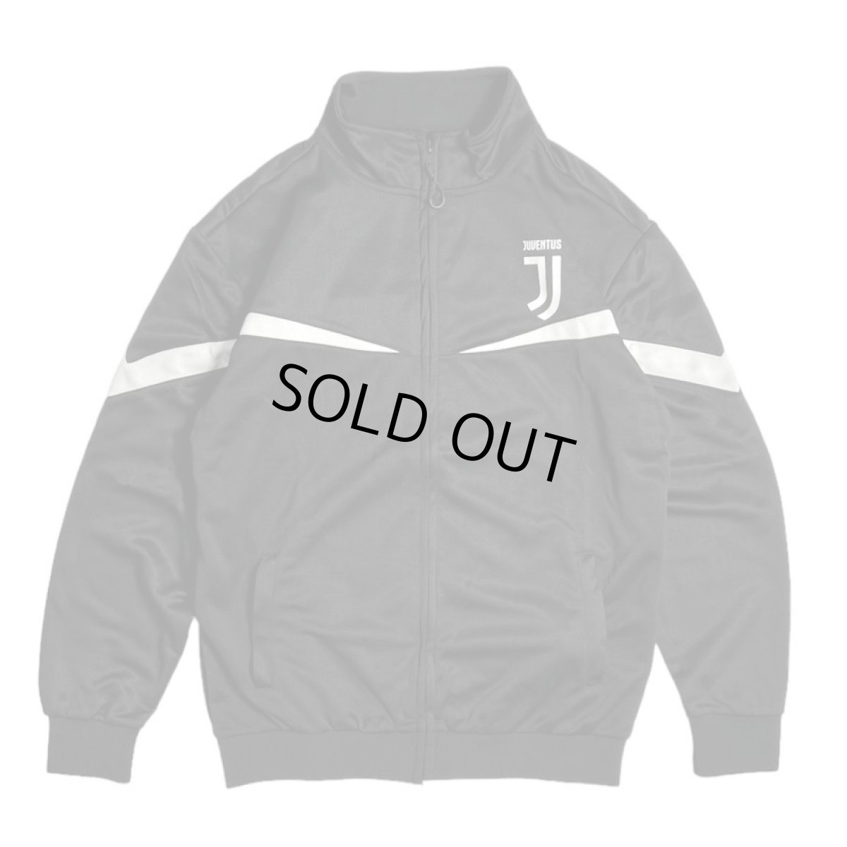 画像1: Icon Sports Juventus F.C. Adult Full Zip Truck Jacket Black / ユヴェントスFC ストライカー フルジップ トラックジャケット ブラック (1)