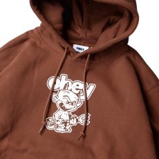 画像2: OBEY Demon Pullover Hoodie Sepia / オベイ プルオーバーフーディ セピア (2)