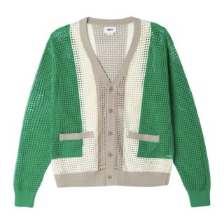 Harriton V-Neck Acrylic Cardigan Green / ハリトン アクリル ニット