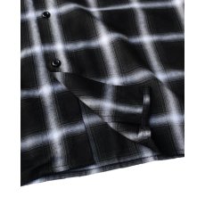 画像4: PRO CLUB Comfort Ombre Checker Short Sleeve Shirt Black / プロクラブ コンフォート オンブレ チェッカー ショートスリーブ シャツ ブラック (4)