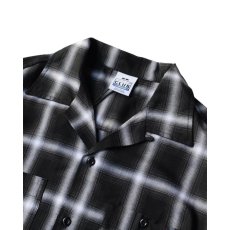 画像2: PRO CLUB Comfort Ombre Checker Short Sleeve Shirt Black / プロクラブ コンフォート オンブレ チェッカー ショートスリーブ シャツ ブラック (2)