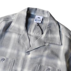 画像6: PRO CLUB Comfort Ombre Checker Short Sleeve Shirt Heather Grey / プロクラブ コンフォート オンブレ チェッカー ショートスリーブ シャツ ヘザーグレー (6)