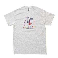 画像1: New York Souvenirs Broadway S/S T-Shirts Ash / ニューヨーク スーベニア ブロードウェイ ショートスリーブ Tシャツ アッシュ (1)
