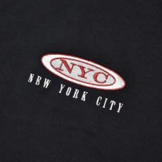 画像2: New York Souvenirs Oval S/S T-Shirts Black / ニューヨーク スーベニア オーバル ショートスリーブ Tシャツ ブラック (2)