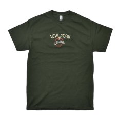 画像1: New York Souvenirs Big Apple S/S T-Shirts Green / ニューヨーク スーベニア ビッグアップル ショートスリーブ Tシャツ グリーン (1)