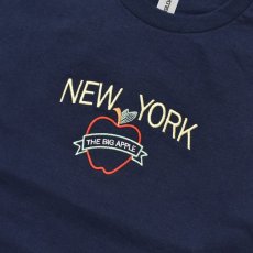画像2: New York Souvenirs Big Apple S/S T-Shirts Navy / ニューヨーク スーベニア ビッグアップル ショートスリーブ Tシャツ ネイビー (2)