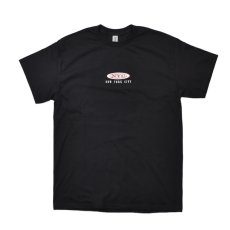 画像1: New York Souvenirs Oval S/S T-Shirts Black / ニューヨーク スーベニア オーバル ショートスリーブ Tシャツ ブラック (1)