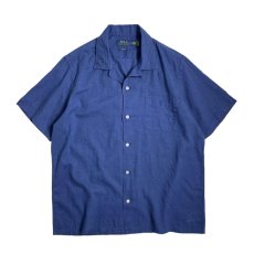 画像1: Polo Ralph Lauren Classic Fit Woven Camp Shirt Beach Royal / ポロ ラルフローレン クラシック フィット ウーブン キャンプ シャツ ビーチ ロイヤル (1)