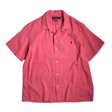 画像1: Polo Ralph Lauren Classic Fit Woven Camp Shirt Pale Red / ポロ ラルフローレン クラシック フィット ウーブン キャンプ シャツ ペールレッド (1)