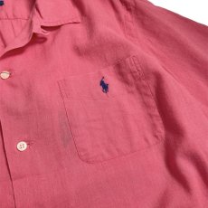 画像4: Polo Ralph Lauren Classic Fit Woven Camp Shirt Pale Red / ポロ ラルフローレン クラシック フィット ウーブン キャンプ シャツ ペールレッド (4)