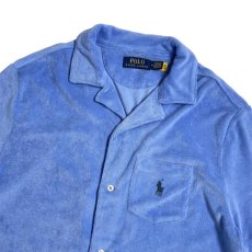 画像2: Polo Ralph Lauren Terry S/S Shirts Harbor Island Blue / ポロ ラルフローレン ショートスリーブ テリー シャツ ハーバー アイランドア ブルー (2)