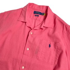 画像2: Polo Ralph Lauren Classic Fit Woven Camp Shirt Pale Red / ポロ ラルフローレン クラシック フィット ウーブン キャンプ シャツ ペールレッド (2)