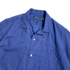 画像2: Polo Ralph Lauren Classic Fit Woven Camp Shirt Beach Royal / ポロ ラルフローレン クラシック フィット ウーブン キャンプ シャツ ビーチ ロイヤル (2)