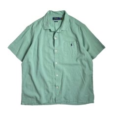 画像1: Polo Ralph Lauren Classic Fit Woven Camp Shirt Celadon Green / ポロ ラルフローレン クラシック フィット ウーブン キャンプ シャツ セラドン グリーン (1)