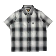 画像1: FB County S/S Checker Flannel Shirts White x Black / エフビーカウンティ チェッカー フランネル シャツ ホワイト x ブラック (1)