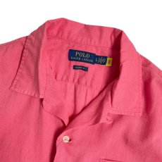 画像3: Polo Ralph Lauren Classic Fit Woven Camp Shirt Pale Red / ポロ ラルフローレン クラシック フィット ウーブン キャンプ シャツ ペールレッド (3)