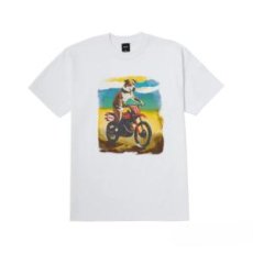 画像1: HUF Road Dog T-Shirts White / ハフ ショートスリーブ Tシャツ スレート ホワイト (1)