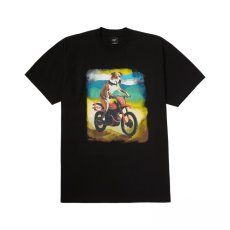 画像1: HUF Road Dog T-Shirts Black / ハフ ショートスリーブ Tシャツ スレート ブラック (1)