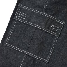 画像5: FB County Cargo Hard Denim Pants BlackｘWhite / エフビーカウンティ ハード デニムパンツ ブラックｘホワイト (5)