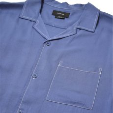 画像4: Cotton On S/S Stitch Open Shirt Blue / コットンオン ショートスリーブ ステッチ オープンシャツ ブルー  (4)