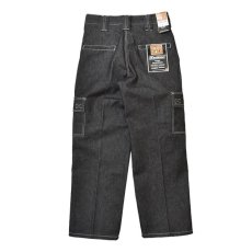 画像2: FB County Cargo Hard Denim Pants BlackｘWhite / エフビーカウンティ ハード デニムパンツ ブラックｘホワイト (2)