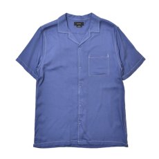 画像1: Cotton On S/S Stitch Open Shirt Blue / コットンオン ショートスリーブ ステッチ オープンシャツ ブルー  (1)