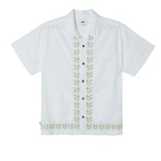 画像1: OBEY Tres Woven Shirts White / オベイ トレス ウーブン シャツ ホワイト (1)