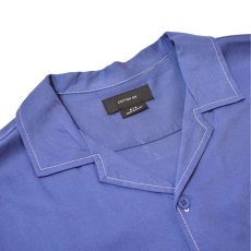 画像3: Cotton On S/S Stitch Open Shirt Blue / コットンオン ショートスリーブ ステッチ オープンシャツ ブルー  (3)