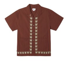 画像1: OBEY Tres Woven Shirts Sepia / オベイ トレス ウーブン シャツ セピア (1)