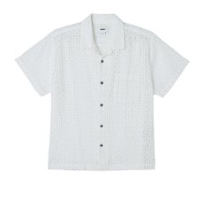 画像1: OBEY Vida Woven Shirts White / オベイ ヴィダ ウーブン シャツ ホワイト (1)