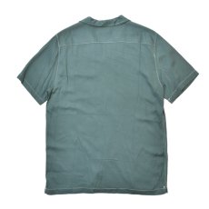 画像2: Cotton On S/S Stitch Open Shirt Green / コットンオン ショートスリーブ ステッチ オープンシャツ グリーン (2)