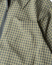 画像4: Hagerstown Fullzip Checker S/S Shirts Green / ヘイガーズタウン フルジップ チェッカー ショートスリーブシャツ グリーン (4)