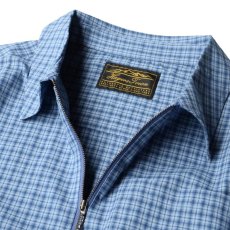 画像5: Hagerstown Fullzip Checker S/S Shirts Blue / ヘイガーズタウン フルジップ チェッカー ショートスリーブシャツ ブルー (5)