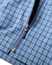 画像6: Hagerstown Fullzip Checker S/S Shirts Blue / ヘイガーズタウン フルジップ チェッカー ショートスリーブシャツ ブルー (6)