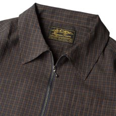 画像2: Hagerstown Fullzip Checker S/S Shirts Black / ヘイガーズタウン フルジップ チェッカー ショートスリーブシャツ ブラック (2)