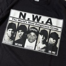 画像2: N.W.A S/S T-Shirts Black / エヌ・ダブリュ・エー ショートスリーブ Tシャツ ブラック (2)