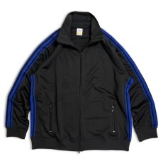 画像1: Made Blanks Trackstar Jacket BlackｘRoyal / メイドブランクス トラックスター ジャケット ブラックｘロイヤル (1)