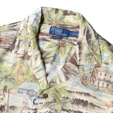 画像4: Polo Ralph Lauren Classic Fit Beach Print Camp Shirts / ポロ ラルフローレン クラシック フィット ビーチプリント キャンプ シャツ (4)