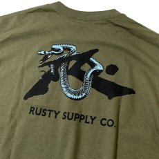 画像3: Rusty Surfboards Serpent Sunday S/S T-Shirts Olive / ラスティサーフボード ショートスリーブ Tシャツ オリーブ (3)